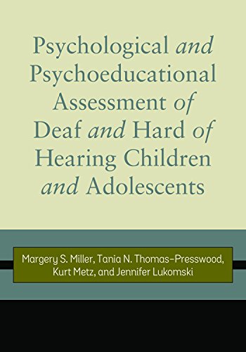 Imagen de archivo de Psychological and Psychoeducational Assessment of Deaf and Hard of Hearing Children and Adolescents a la venta por Textbooks_Source