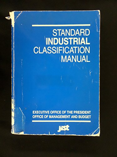 Beispielbild fr Standard Industrial Classification Manual zum Verkauf von NEPO UG
