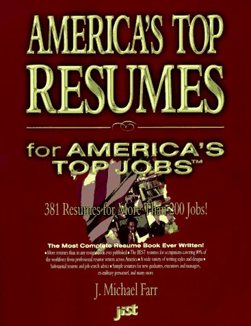 Beispielbild fr America's Top Resumes for America's Top Jobs zum Verkauf von Wonder Book