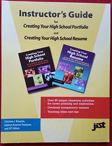 Imagen de archivo de Creating Your High School Resume : A Step-by-Step Guide to Preparing an Effective Resume for College and Career a la venta por Better World Books