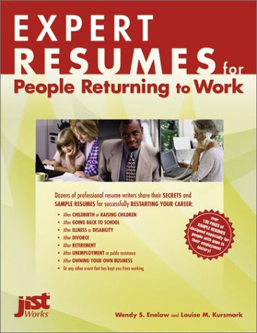 Imagen de archivo de Expert Resumes for People Returning to Work a la venta por Ergodebooks
