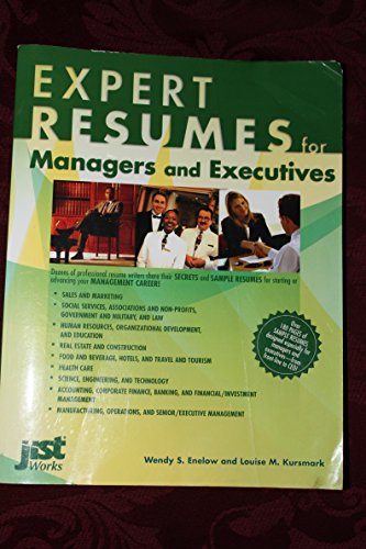 Imagen de archivo de Expert Resumes for Managers and Executives a la venta por Wonder Book