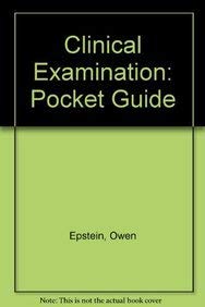 Imagen de archivo de Pocket Guide to Clinical Examination a la venta por SecondSale