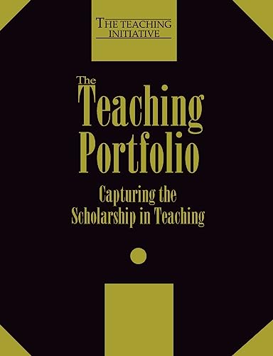 9781563770036: The Teaching Portfolio: Capturing the Scholarship in Teaching