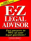 9781563821011: The E-Z Legal Advisor: Fast Answers to 90% of Your Legal Questions!