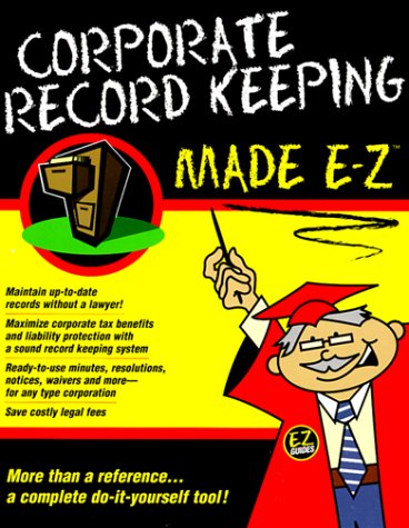 Beispielbild fr Corporate Record Keeping Made E-Z zum Verkauf von Better World Books