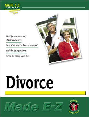 Beispielbild fr Divorce Made E-Z! (Made E-Z Guides) zum Verkauf von HPB Inc.