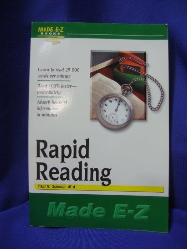 Imagen de archivo de Rapid Reading Made E-Z a la venta por Wonder Book