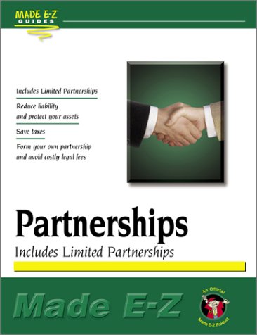 9781563824814: Partnerships: Made E-Z! (Made E-Z Guides)