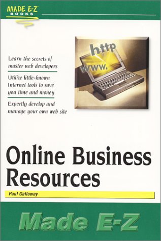 Stock image for Online Business Resources Made E-Z (Made E-Z Guides) for sale by HPB-Red