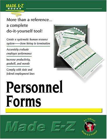 9781563825279: Personnel Forms (Made E-Z Guides)