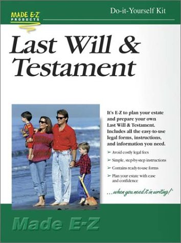 Last Will & Testament Kit (9781563826566) by Products, Made E-Z