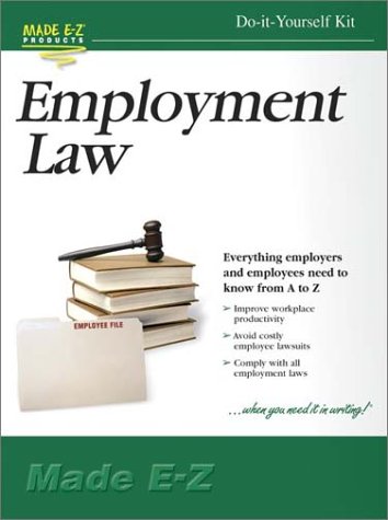 Employment Law Kit (9781563826580) by Products, Made E-Z