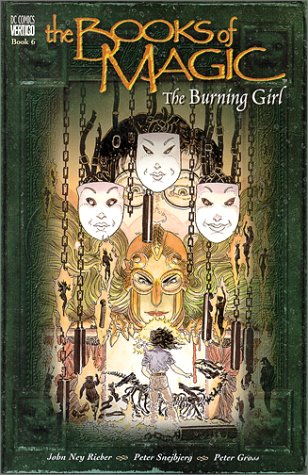 Imagen de archivo de The Burning Girl (The Books of Magic, Book 6) a la venta por Polidori Books