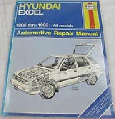 Imagen de archivo de Hyundai Excel 1986 Thru 1991 All Models a la venta por Half Price Books Inc.