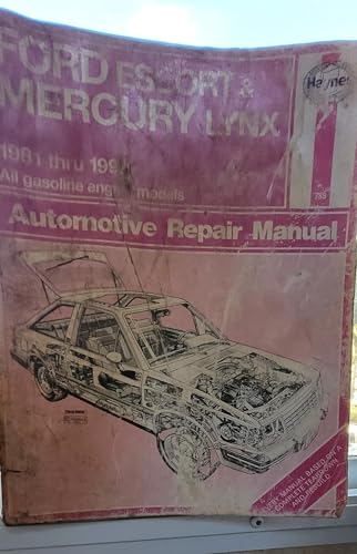 Beispielbild fr Ford Escort & Mercury Lynx, 1981 through 1990: All Gasoline Engines (Haynes Automotive Repair Manual) zum Verkauf von Jenson Books Inc