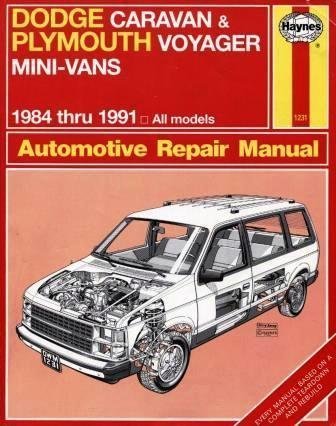 Stock image for Dodge Caravan & Plymouth Voyager Mini-Vans 1984 thru 1991 All Models Automotive Repair Manual for sale by Hippo Books