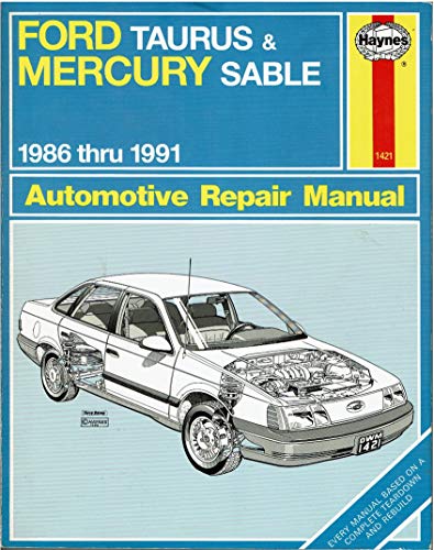 Stock image for Ford Taurus & Mercury Sable Automotive Repair Manual 1986 - 1991 Models for sale by HPB-Diamond