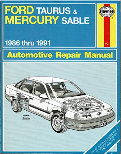 9781563920103: Ford Taurus & Mercury Sable Automotive Repair Manual 1986 - 1991 Models