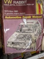 Stock image for Haynes VW Rabbit, Golf, Jetta, Sirocco, Pick-Up: Automotive Repair Manual (Haynes VW Rabbit, Jetta, Scirocco & Pick-Up Owners Workshop) for sale by The Book Spot
