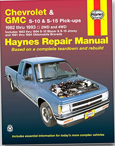 Beispielbild fr Chevrolet S-10 Gmc S-15 and Olds Bravada Automotive Repair Manual, 1982-1992 zum Verkauf von GF Books, Inc.