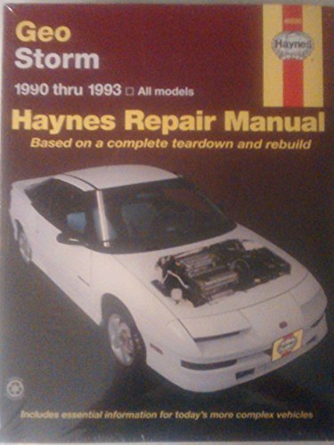 Beispielbild fr Geo Storm Automotive Repair Manual 1990 thru 1993 zum Verkauf von Half Price Books Inc.