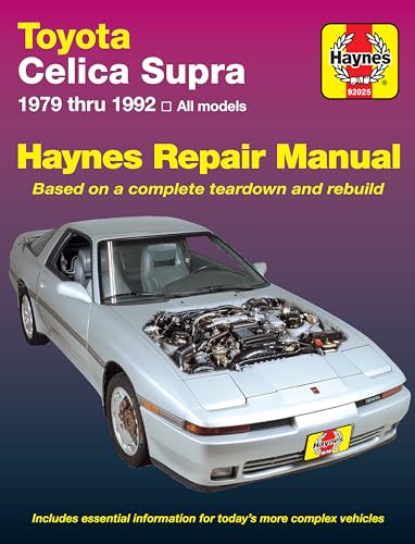 Toyota Celica Supra 1979 Thru 1992 All Models : Toyota Automotive Repair Manual