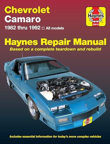 9781563920608: Chevrolet Camaro (1982-1992) Haynes Repair Manual (USA) (Haynes Manuals)