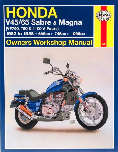 Imagen de archivo de Honda V45/65 Sabre &amp; Magna (82 - 88) Haynes Repair Manual a la venta por Blackwell's