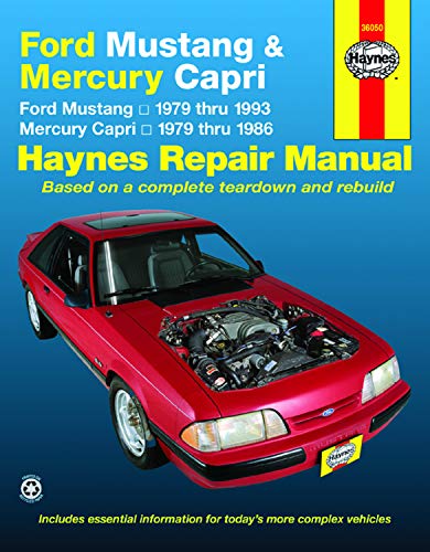 Beispielbild fr FOR MUSTANG (1979-1993) & MERCURY CAPRI (1979-1986) AUTOMOTIVE REPAIR MANUAL zum Verkauf von Russ States