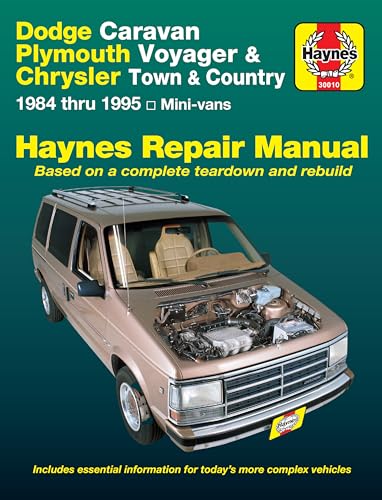 Imagen de archivo de Dodge Caravan, Plymouth Voyager & Chrysler Town & Country (1984-1995) Haynes Rep a la venta por Gulf Coast Books