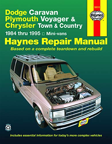 9781563921322: Dodge Caravan, Plymouth Voyager & Chrysler Town & Country (1984-1995) Haynes Repair Manual (USA): Caravan, Voyager, and Town and Country (Haynes Manuals)