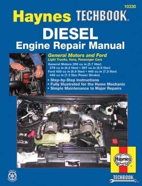 Stock image for Haynes Diesel Tech Book Engine Repair Manual: General Motors & Ford for sale by Martin Nevers- used & rare books