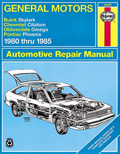 Haynes Repair Manual - General Motors X-Cars Automotive . 1980 thru 1985