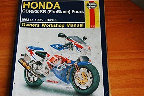 Honda CBR900RR owners workshop manual (Haynes owners workshop manual series) (9781563921612) by Penelope A. Cox