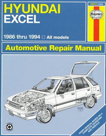 Beispielbild fr Hyundai Excel 1986-1994: Automotive Repair Manual (Hayne's Automotive Repair Manual) zum Verkauf von ThriftBooks-Dallas