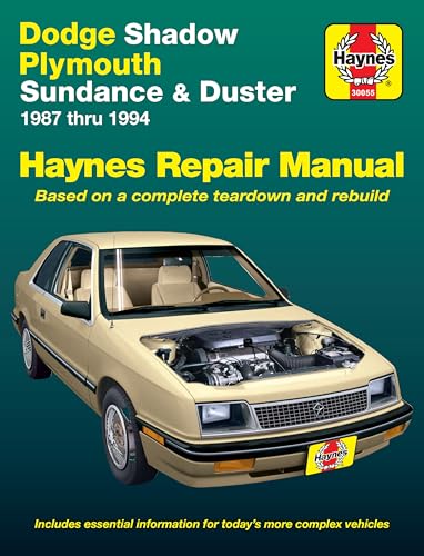 9781563921858: Haynes Dodge Shadow, 1987-1994