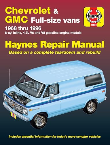 Haynes Repair Manual - Chevrolet & GMC Full-Size Vans, 1968 thru 1996