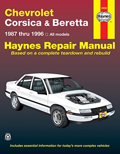 Stock image for Chevrolet Corsica & Beretta (1987-1996) Haynes Repair Manual (USA) for sale by Your Online Bookstore