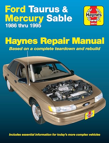 Stock image for Ford Taurus & Mercury Sable (1986-1995) Haynes Repair Manual (USA) for sale by Wonder Book