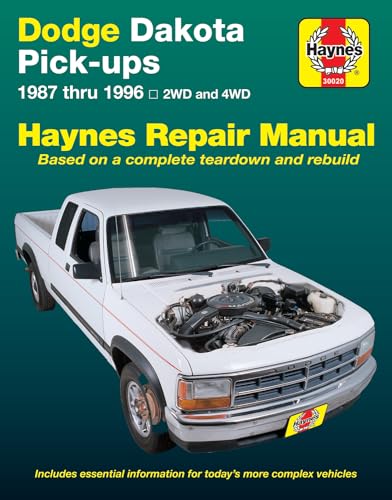 Dodge Dakota Pick-up (87-96) Haynes Repair Manual (Haynes Repair Manuals) (9781563922145) by Haynes
