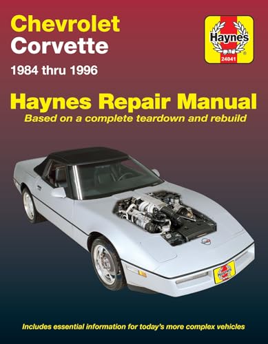 Chevrolet Corvette (84-96) Haynes Repair Manual (Does not include information specific to ZR-1 models. Includes thorough vehicle coverage apart from the specific exclusion noted) (9781563922268) by Mike Stubblefield; John H. Haynes
