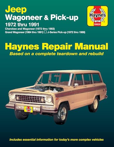 Haynes Jeep Wagoneer & Pick-Up 1972 thru 1991