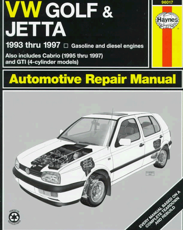 Stock image for VW GOLF JETTA 9397 (HAYNES A for sale by Sugarhouse Book Works, LLC