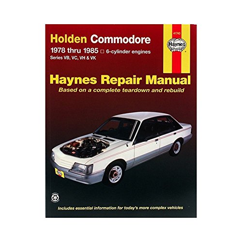 Holden Commodore automotive repair manual (Haynes automotive repair manual series) (9781563922589) by Imhoff, Tim