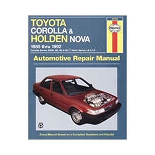 Toyota Corolla & Holden Nova automotive repair manual (Haynes automotive repair manual series) (9781563922602) by Ahlstrand, Alan