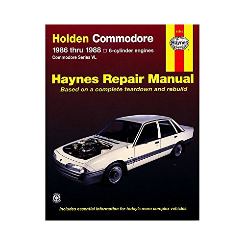 Holden Commodore automotive repair manual (Haynes automotive repair manual series) (9781563922664) by J.H. Haynes