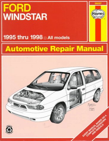 Imagen de archivo de Ford Windstar Automotive Repair Manual: Models Covered : All Ford Windstar Models 1995 Through 1998 (Hayne's Automotive Repair Manual) a la venta por Half Price Books Inc.