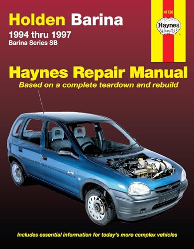 9781563923074: Holden Barina automotive repair manual (Haynes automotive repair manual series)