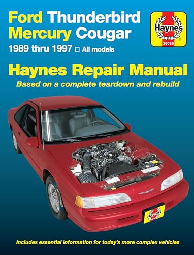 Beispielbild fr Ford Thunderbird &amp; Mercury Cougar Automotive Repair Manual zum Verkauf von Blackwell's